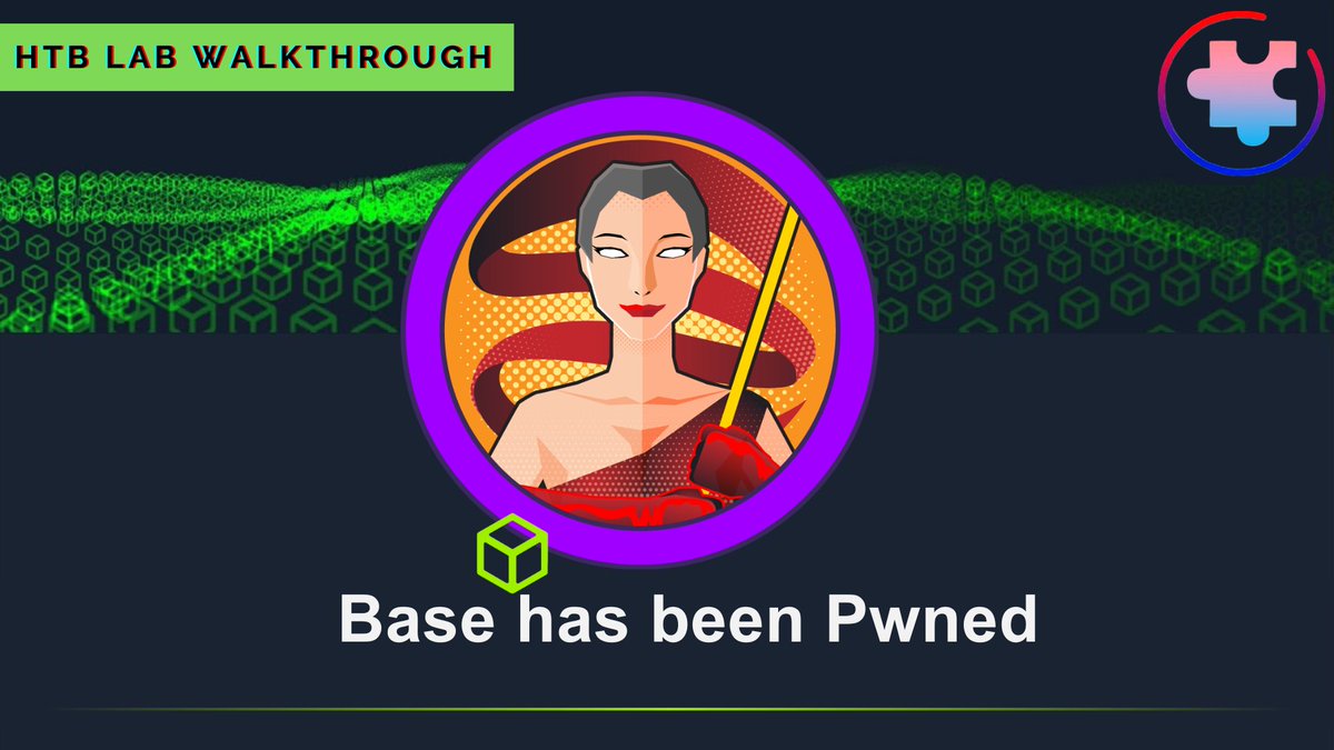New video on my YouTube channel "Base (HTB SP T2 walkthrough)"! youtu.be/AAIktV7Nhkc?si… All my Starting Point video walkthroughs are now uploaded 🎉 #hackthebox #cybersecuritytraining