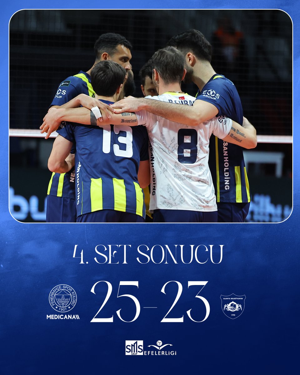 FBvoleybol's tweet photo. Dördüncü set bizim! 💪
Maçta Tie-Break seti oynanacak.
#FBvALY https://t.co/7WnNTl5HZU