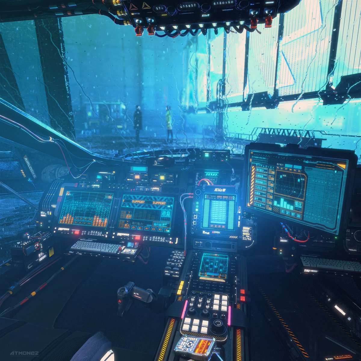 Atmonez's tweet image. It costs $0.00 to support a cyberpunk artist 🦾