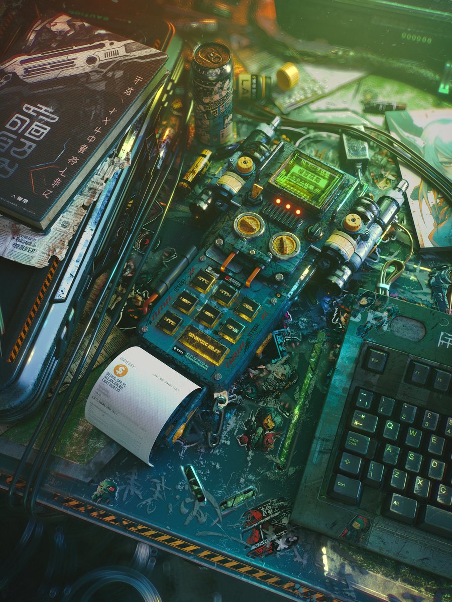 Atmonez's tweet image. It costs $0.00 to support a cyberpunk artist 🦾