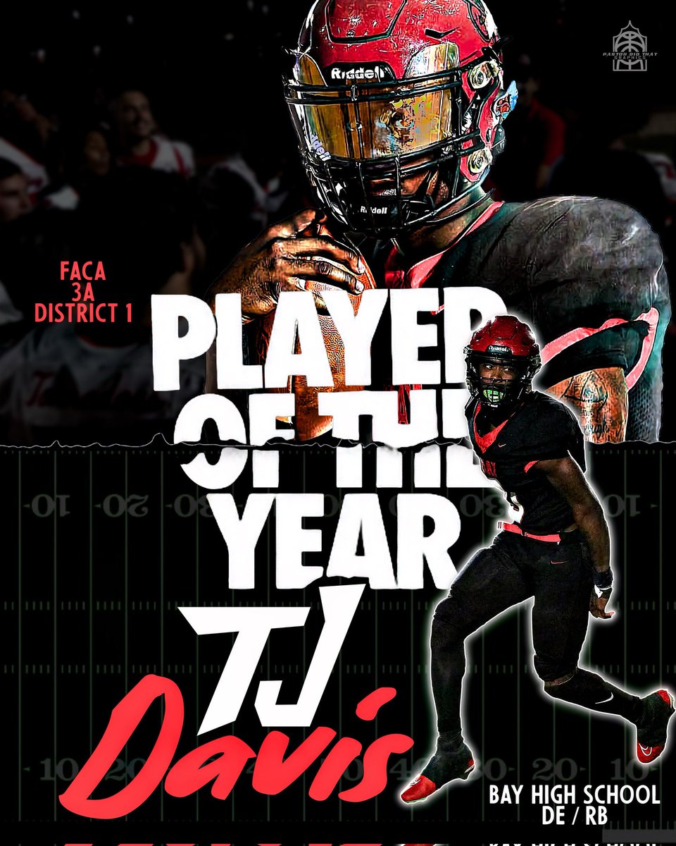 JLL5241's tweet photo. @Coach2Bless 
Temarion "TJ" Davis
@luk_tj 
2025 stats
5'11 175
4.49 40-yard dash
104 tackles 
18 sacks 
515 rushing yards 
64 carries 
8 yards per carry
11 rushing TD's 
177 KR yards
3 KR attempts 
2 KR TD's https://t.co/Z4GCYsCPqo