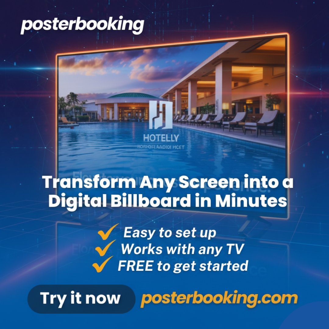 PosterBooking - Free Android/Firestick Signage App tweet media