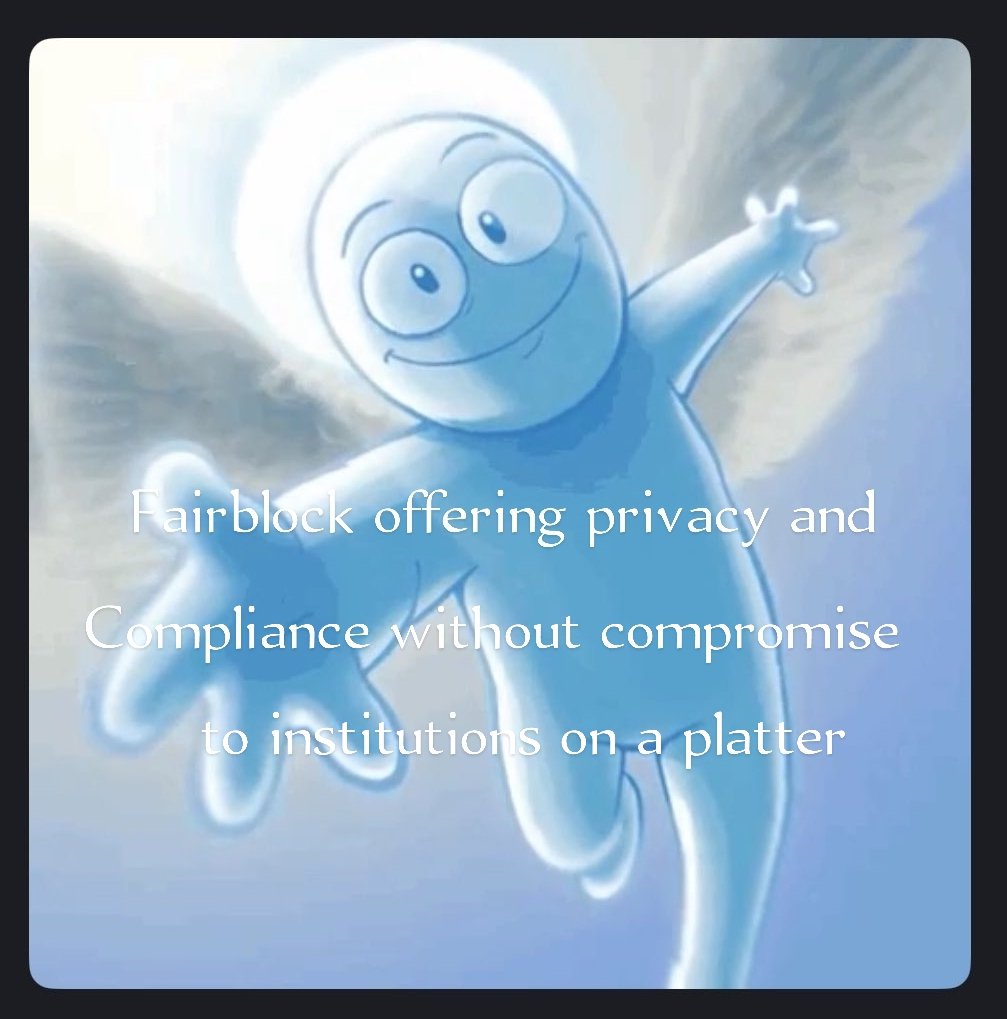 We've circled around the same issues especially concerning institutions trying to leverage Web 3 for businesses for a while now. Privacy vs compliance.

It's possible to reconcile both with <a href="/0xfairblock/">Fairblock</a>.

Fairblock emphasises compliance, especially for institutions by allowing