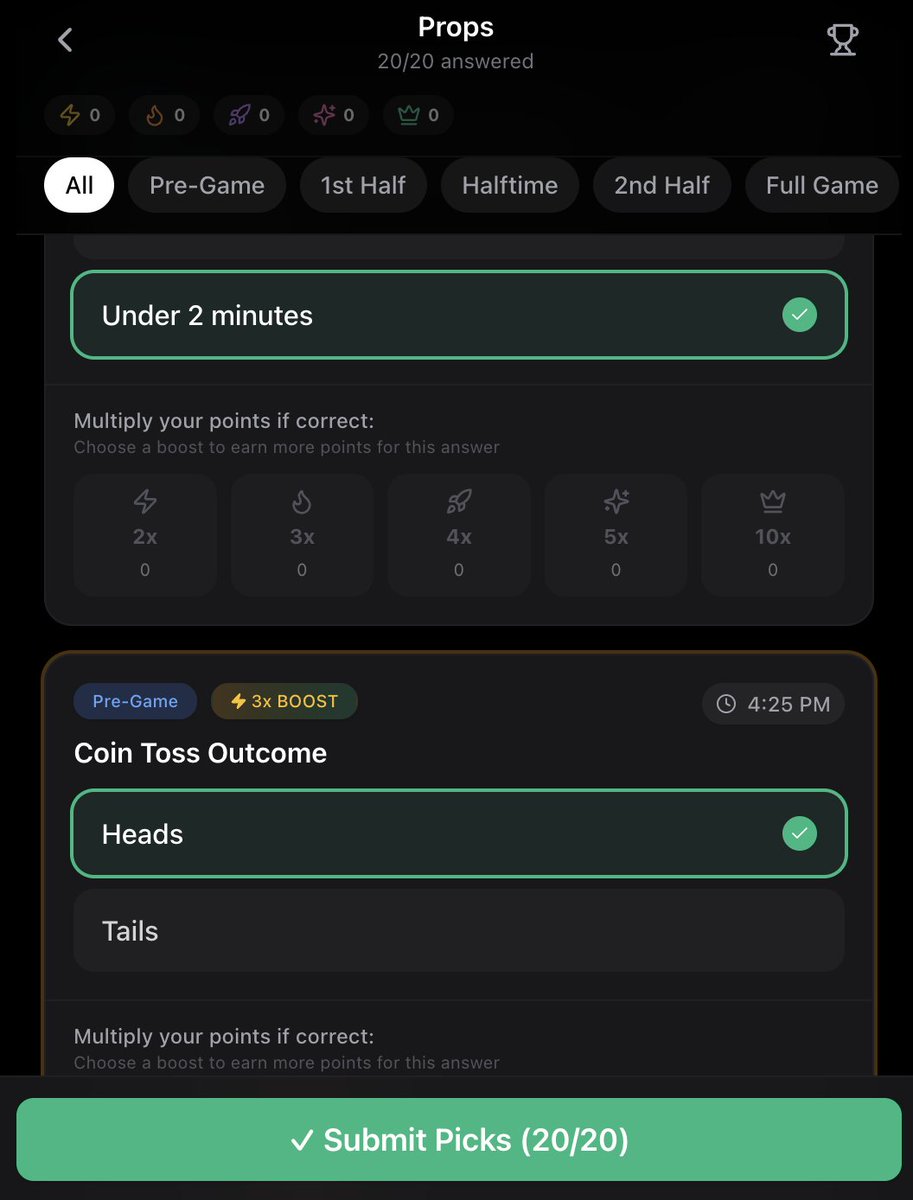The Super Bowl isn’t the same without your own competition.

I built a free Super Bowl app so friends and family can compete during the game.

Game picks. Commercials. Halftime predictions.
Live leaderboard. Bragging rights.
Casual fans welcome 🏈
 superbowlpickoff.base44.app