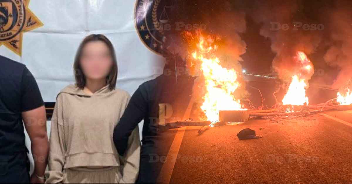 🚨 Se queda presa en Mérida “La Patrona”; bloqueos en Limones serían reacción a su vinculación a proceso. depeso.com/chetumal/vincu…