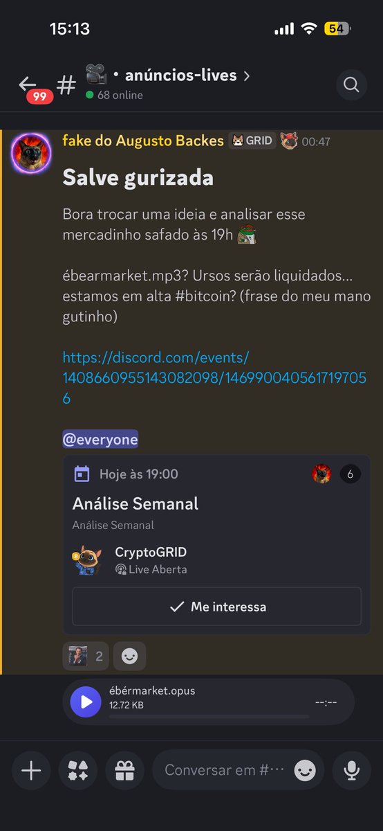 Todo dia uma frase do Augusto até a alta infinita tweet media