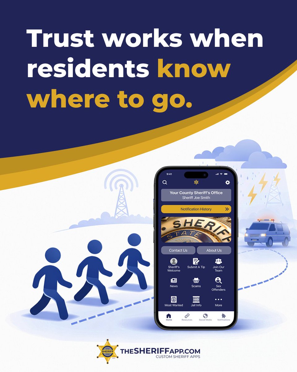 Trust only works if residents know where to go for accurate information. Consistency and predictability matter.

Many sheriff’s offices use hubs.ly/Q041b_TP0 to centralize communication and reinforce credibility.