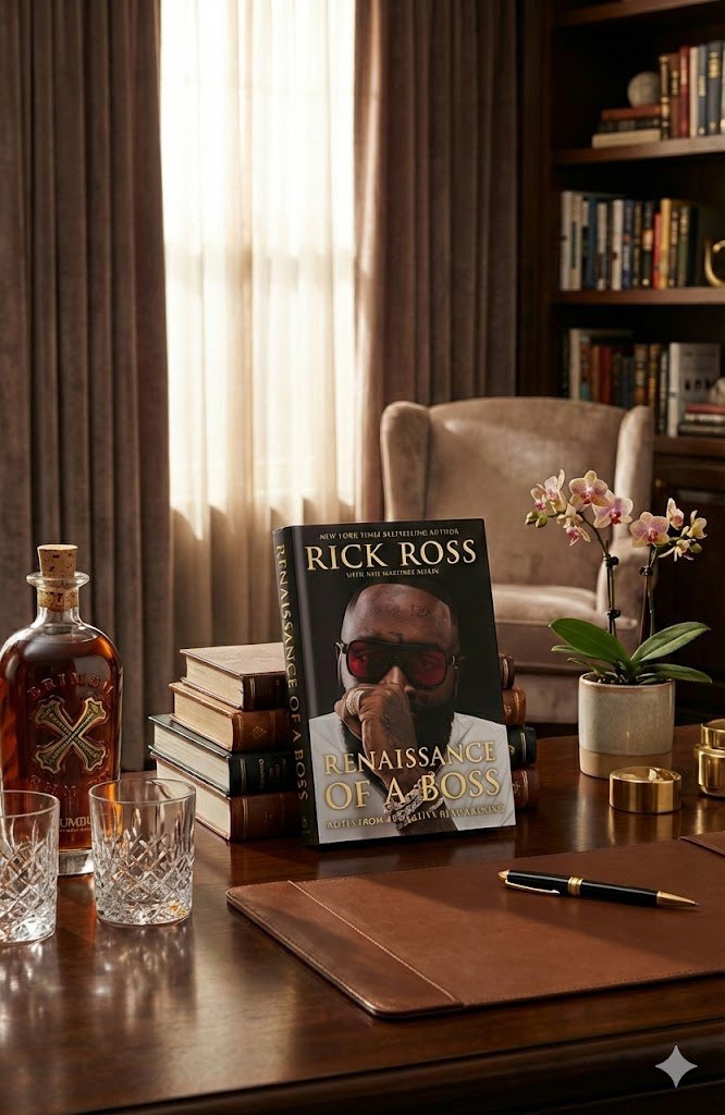 Baggzforever's tweet image. Pre-Order @RickRoss NEW! Book 📖 #RenaissanceOfABOSS written by @neil_mb 
Published by @HarperCollins 
releasing worldwide 5/12/2026

Lnk.to/RenaissanceOfA… 🔗

#RickRoss #RICHFOREVER 
 #BumbuRum @OriginalBumbu