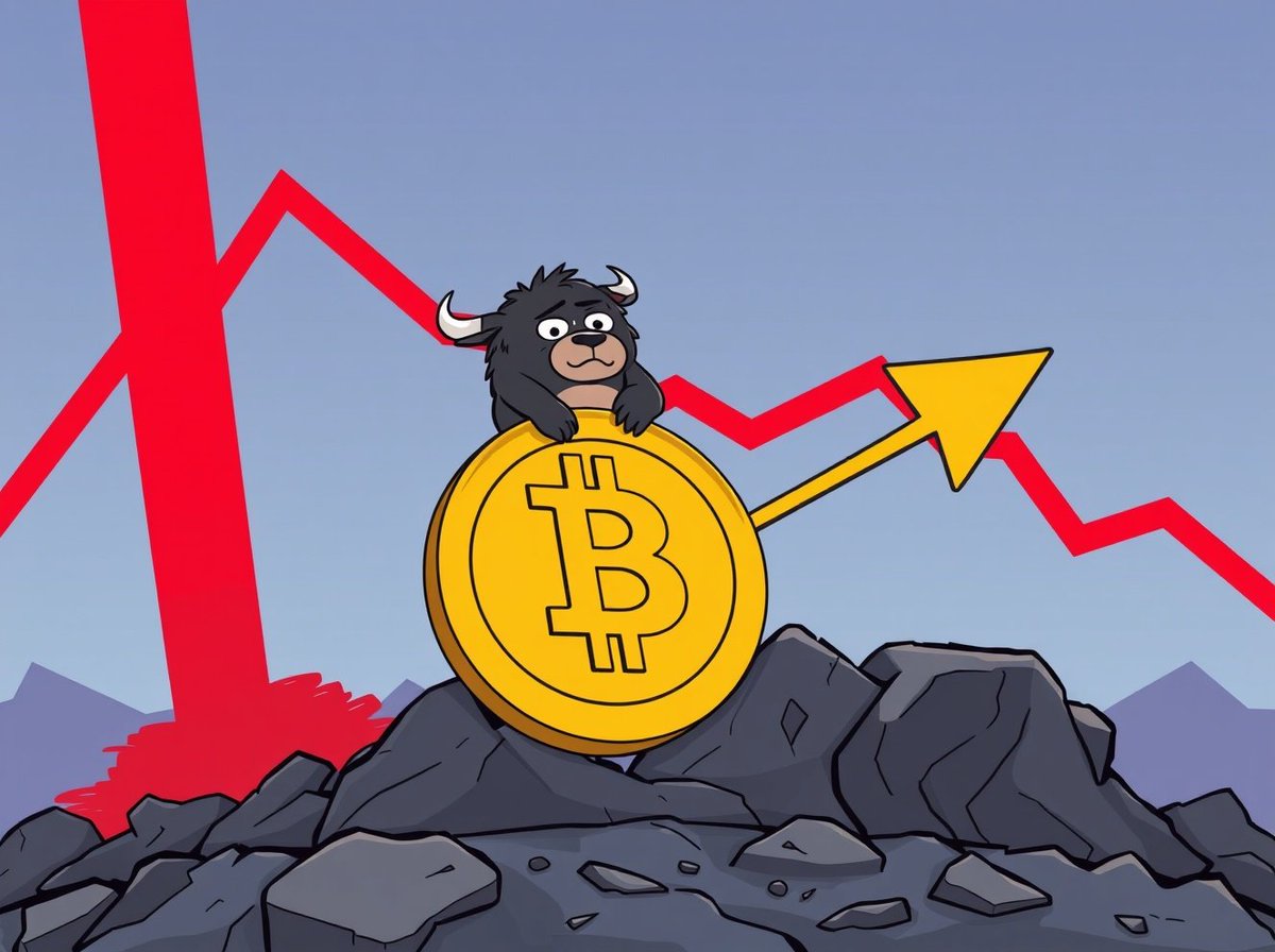 pumpchemy's tweet photo. Crypto volatility? Like riding a tornado – thrilling but messy. My take on the degen life.  #CryptoLife https://t.co/jrTuFWUld9