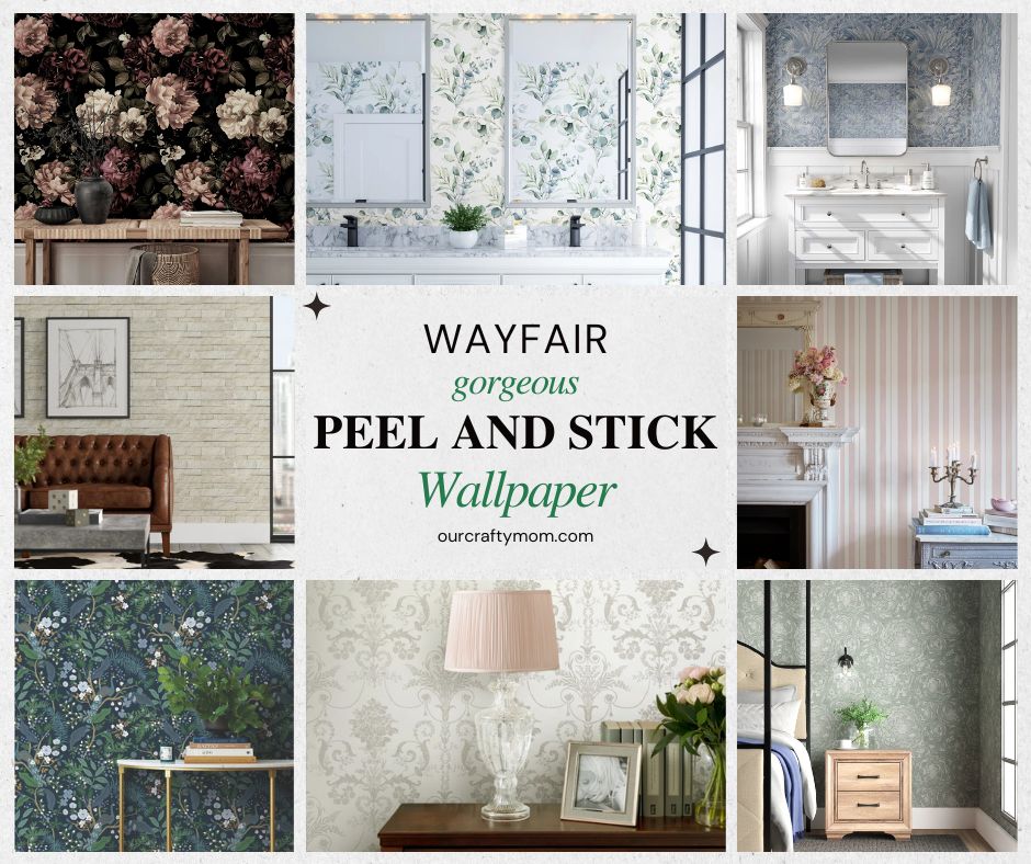 15 Peel and Stick Wallpaper Ideas to Transform Your Space ourcraftymom.com/peel-and-stick… via <a href="/ourcraftymom/">michelle james</a> <a href="/Wayfair/">Wayfair.com</a> #wayfairfinds #Wayfair #wayfairpartner