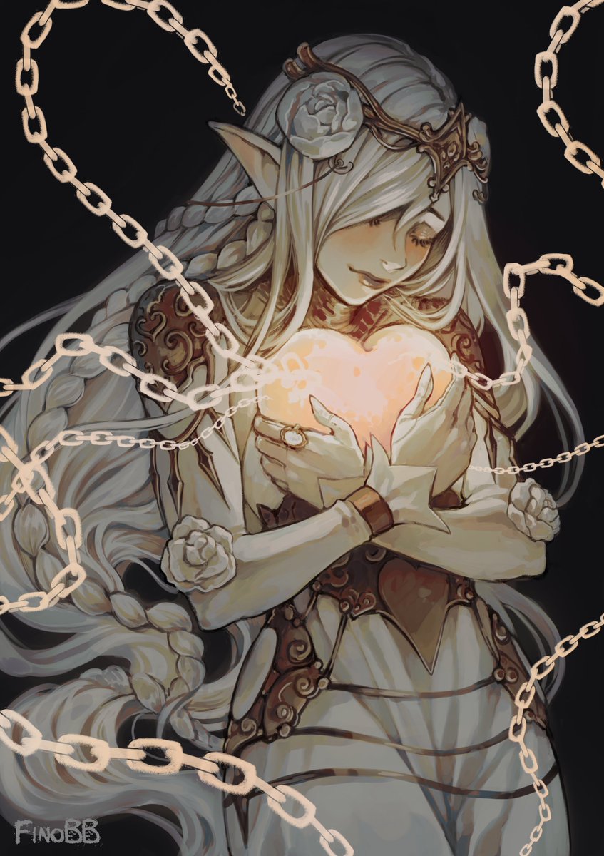 The fetters of the heart [finished ych]
#illustration #ValentinesDay