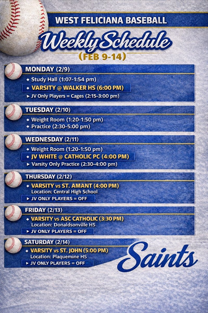 West Feliciana Baseball tweet media