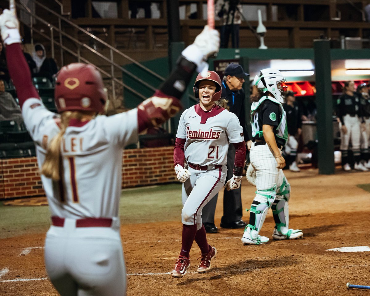 NCAASoftball's tweet photo. What a way to open the season 🥳

#NCAASoftball x 📸 @FSU_Softball 

https://t.co/f16KbHTccd