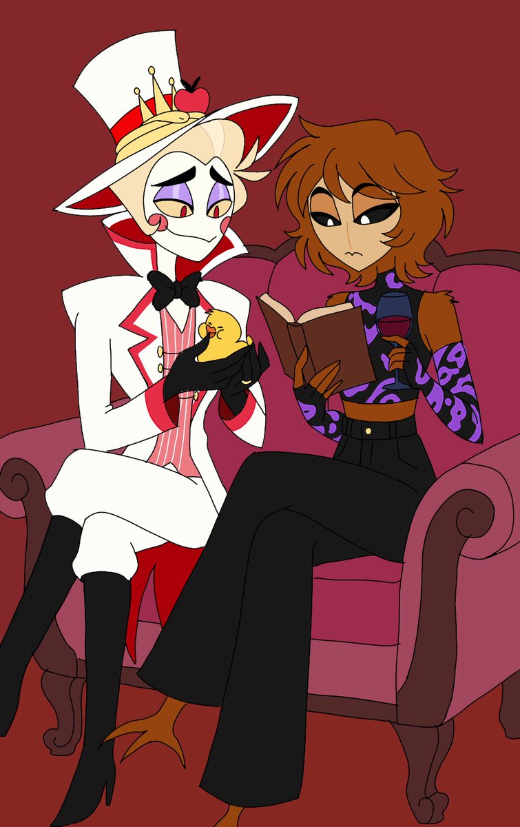 Amatlahcuilo's tweet photo. Cada uno con su interes especial✨️
#lucksy #applesigh #yumetwt #HazbinHotel https://t.co/DG3IS8mr6s