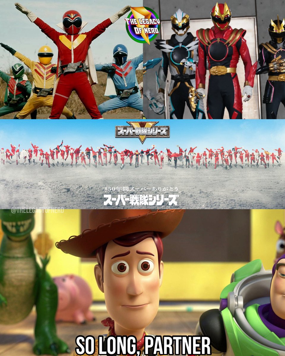 thelegacyofnerd's tweet image. The Super Sentai series has ended after 50 years 

Reasons given were declining interest, ratings, and profits 

What was your favorite Super Sentai series?

I’ll start, mine was Ninja Sentai Kakuranger