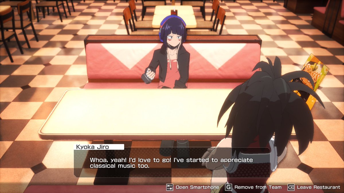 Color_Division's tweet photo. They are creating conversations based on info from Ultra Analysis, too! Momo's liking of heavy metal and Jirou's classical music came from there. https://t.co/VtGJZUcVKQ