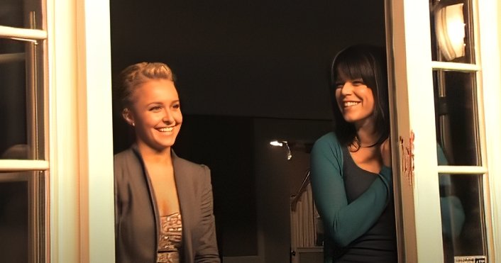 CrockerQueen97's tweet image. There chemistry in #Scream4 @haydenpanettier @_NeveCampbell__