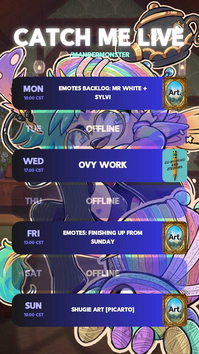 Mander Monster of Tea Tentacles tweet media