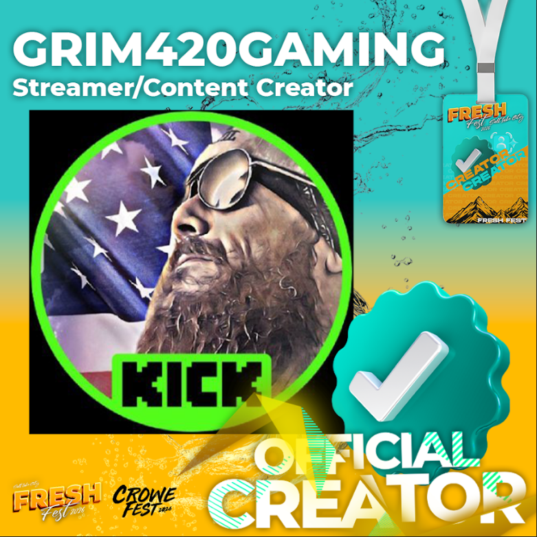 It's my Honor to let yall know that I have been Chosen as Part of the 1st Class <a href="/DrinkFreshenUp/">Freshen Up Energy</a> <a href="/FreshCroweFest/">Fresh Fest ✘ Crowe Fest</a>  Official Creators!!
I can't wait to meet you all and chill with the homies !!!!
If You've Partied with us in ACW just wait till we Party in Person!!!!!
Thank you Fresh