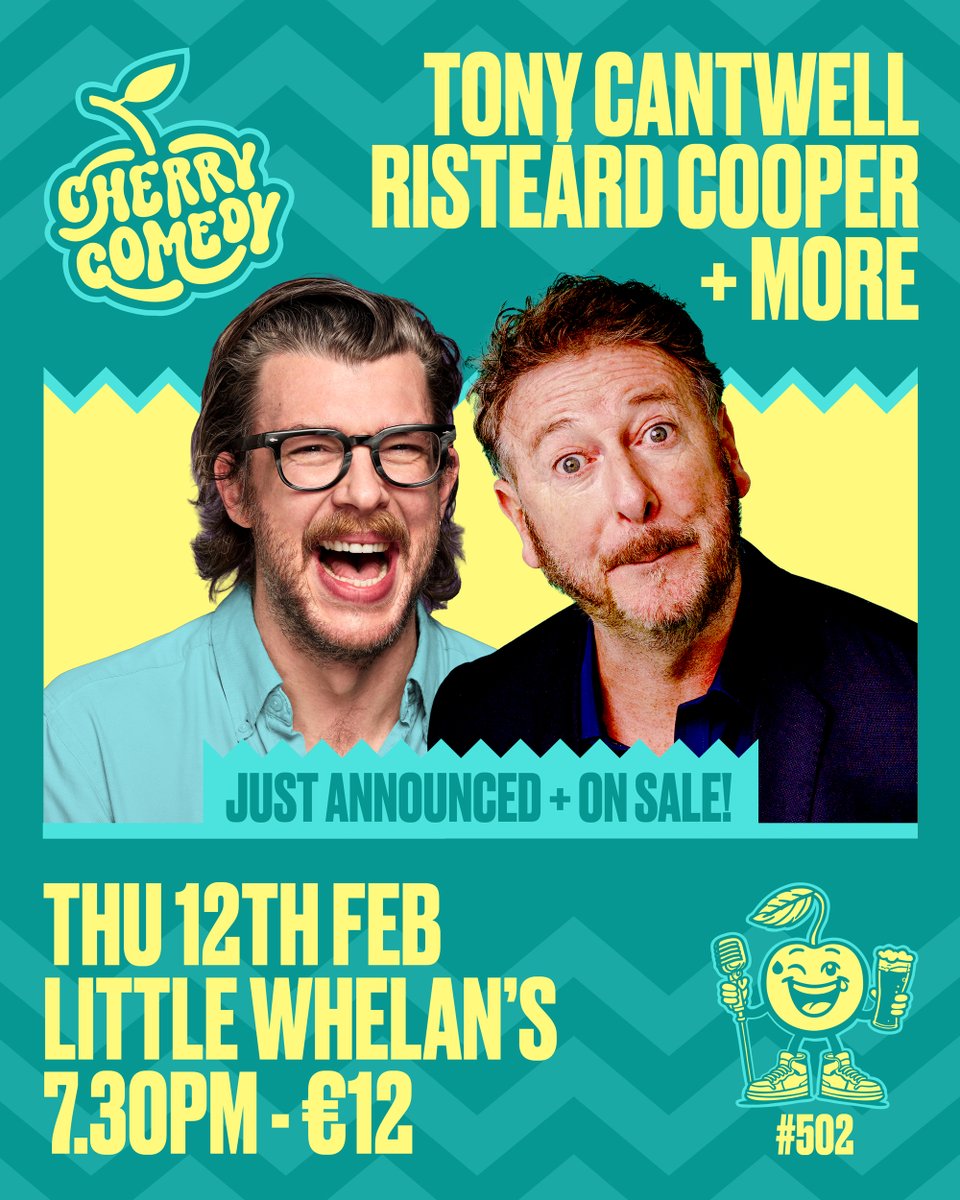Cherry Comedy 🍒 Live at Whelan's tweet media