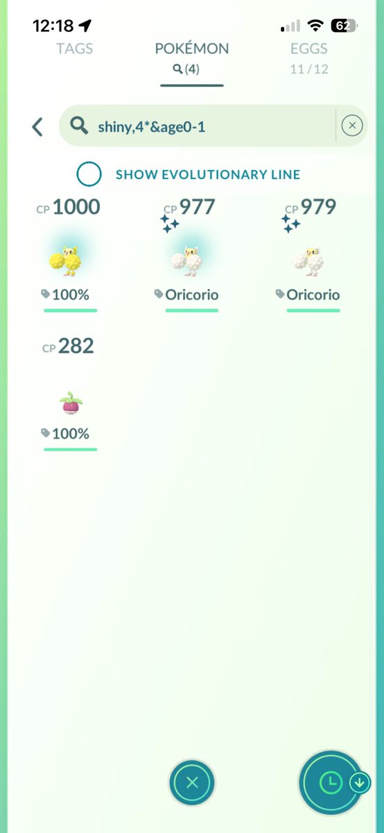 Got 2 shiny out of 46 encounters (free timed research + few field tasks) and a hundo! Not bad. Still wish they would’ve made them all available instead of region locking them. But oh well 😂

#PokemonGO