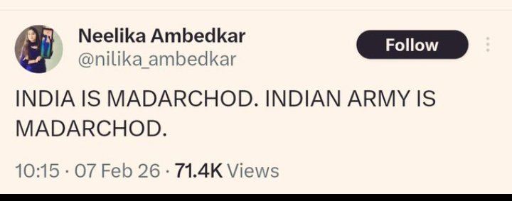 हमें मतलब नहीं ये कौन,
लेकिन जो देश का नहीं हुआ वो हमारा अपना कभी नहीं होगा।
ऐसे लोगों पर तुंरत कार्यवाही होनी चाहिए।
<a href="/Uppolice/">UP POLICE</a> 
<a href="/adgpi/">ADG PI - INDIAN ARMY</a>