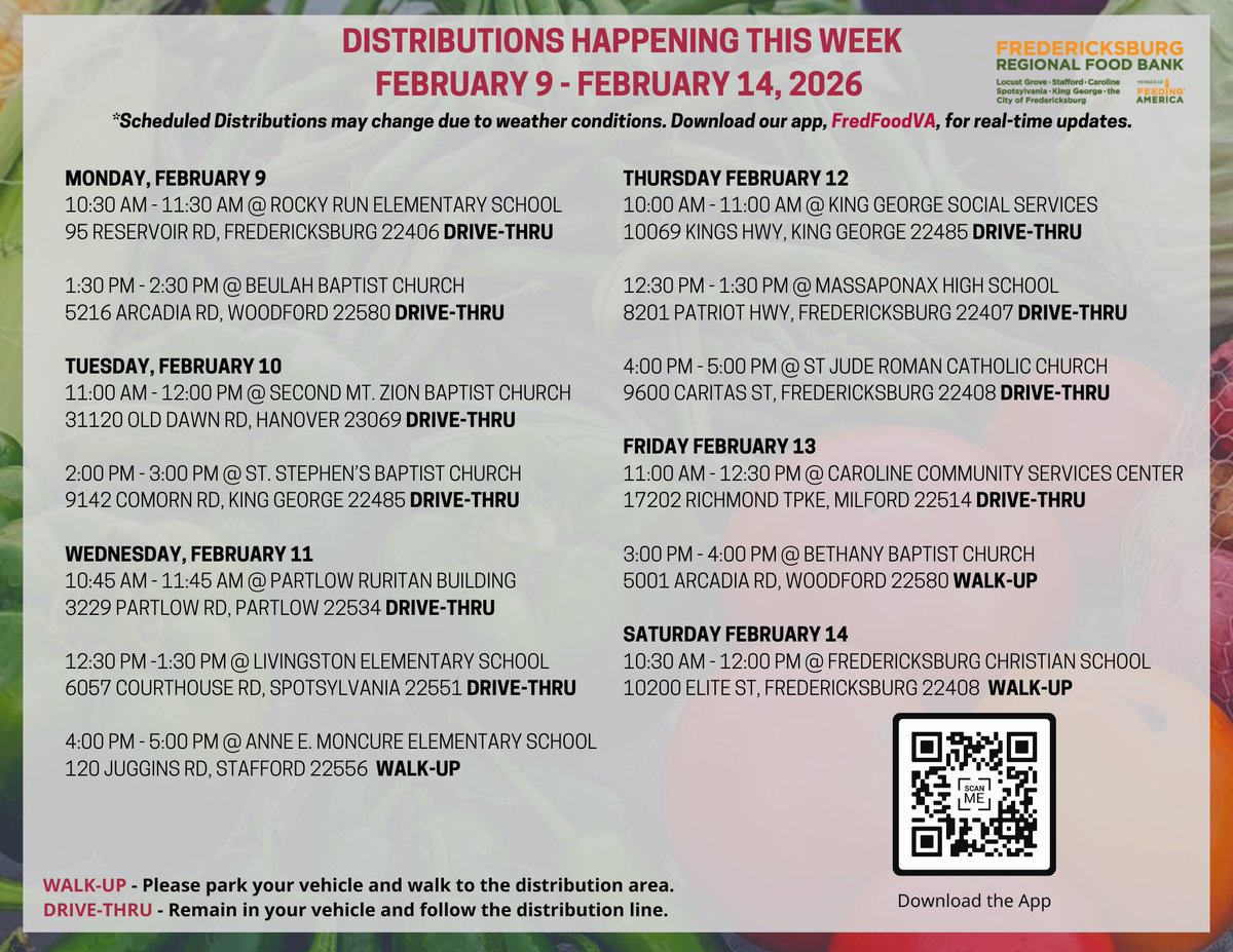 Fredericksburg Regional Food Bank tweet media