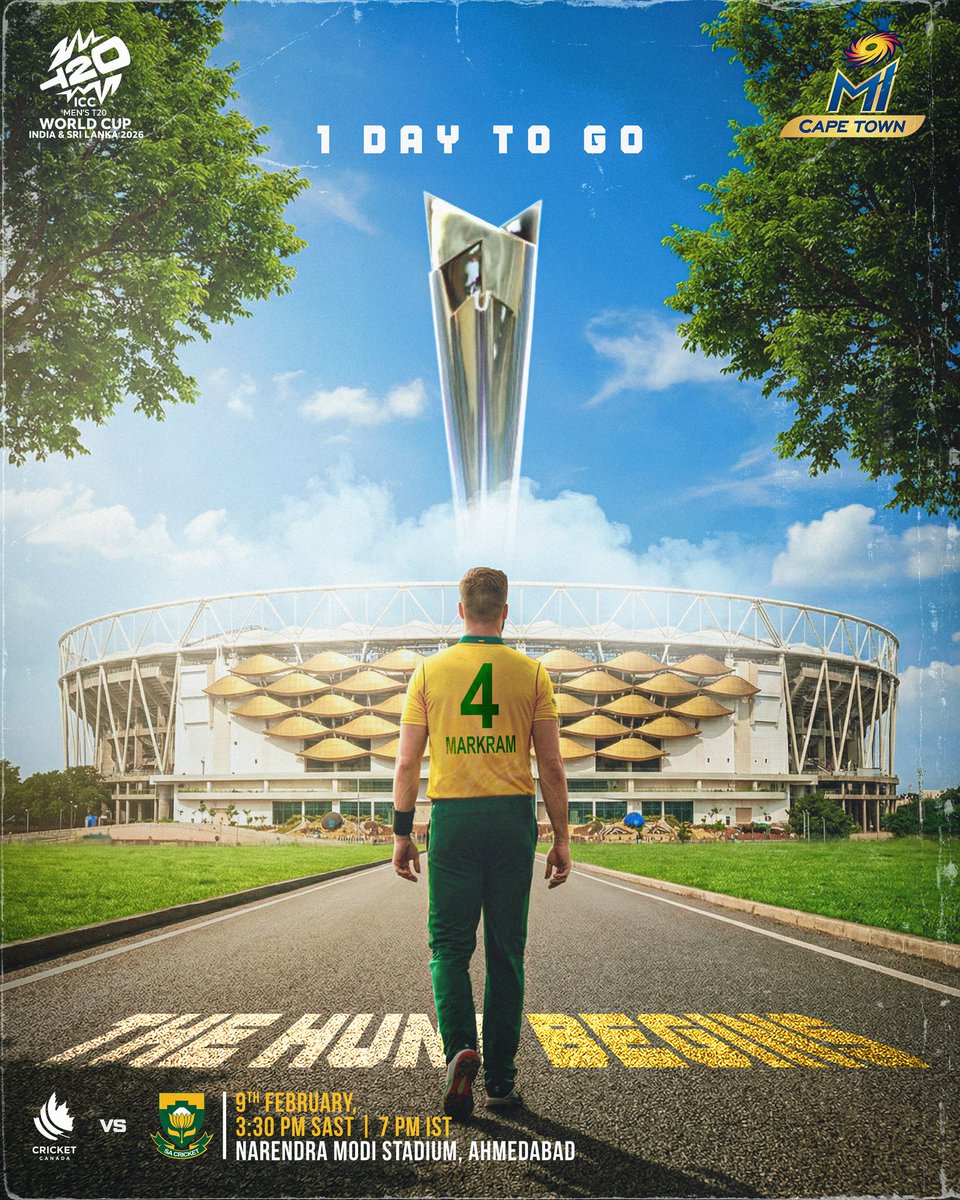MICapeTown's tweet photo. It all begins ๐ญ๐จ๐ฆ๐จ๐ซ๐ซ๐จ๐ฐ ๐ฟ๐ฆ๐
#WozaNawe #T20WorldCup #CANvSA https://t.co/ifYzGzLk5Q