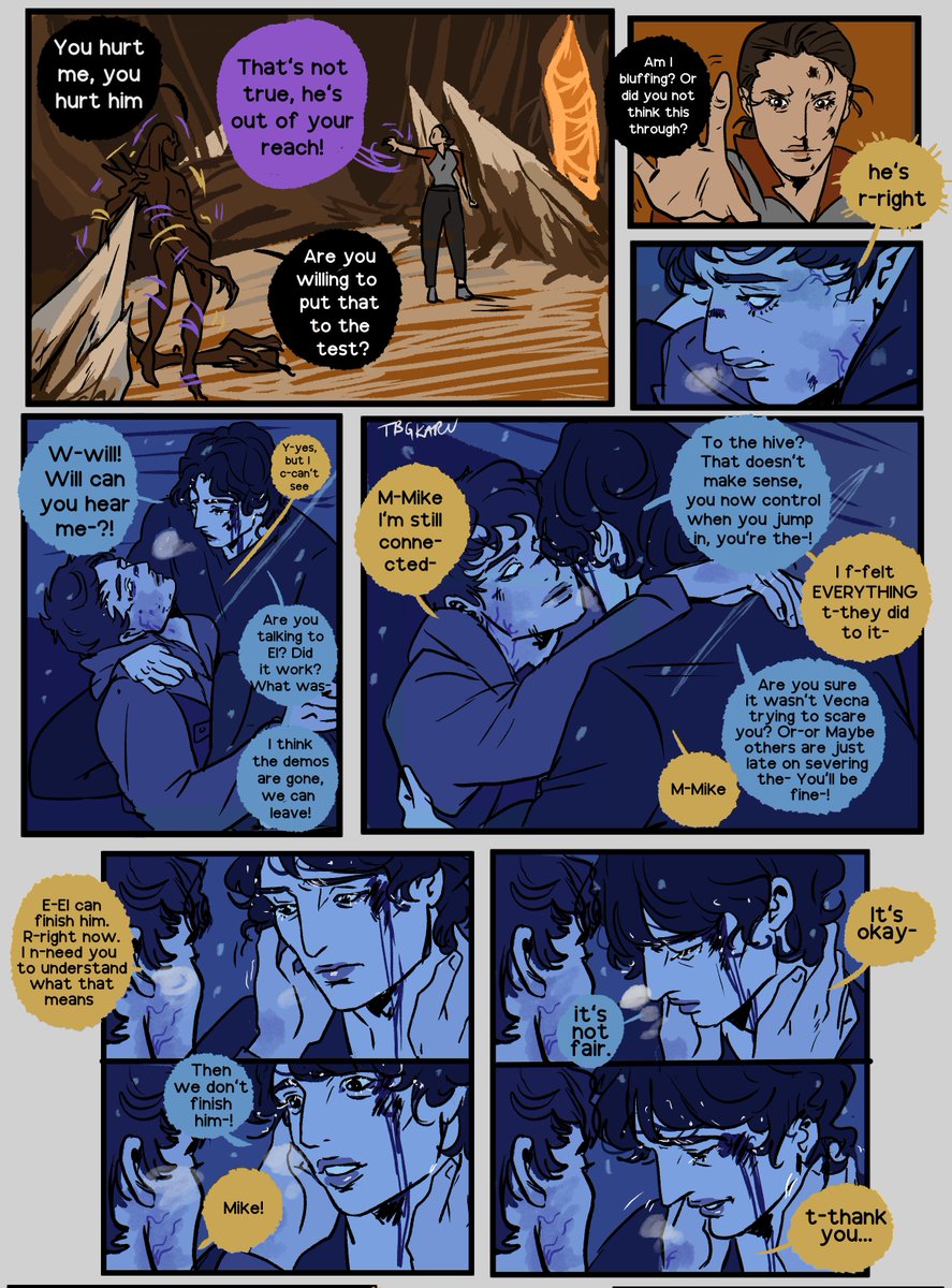 tbgkaru's tweet image. Of lover's lakes and hiveminds (3/3)
#byler #bylerfanart #strangerthings5 #willbyers #mikewheeler #st5spoilers