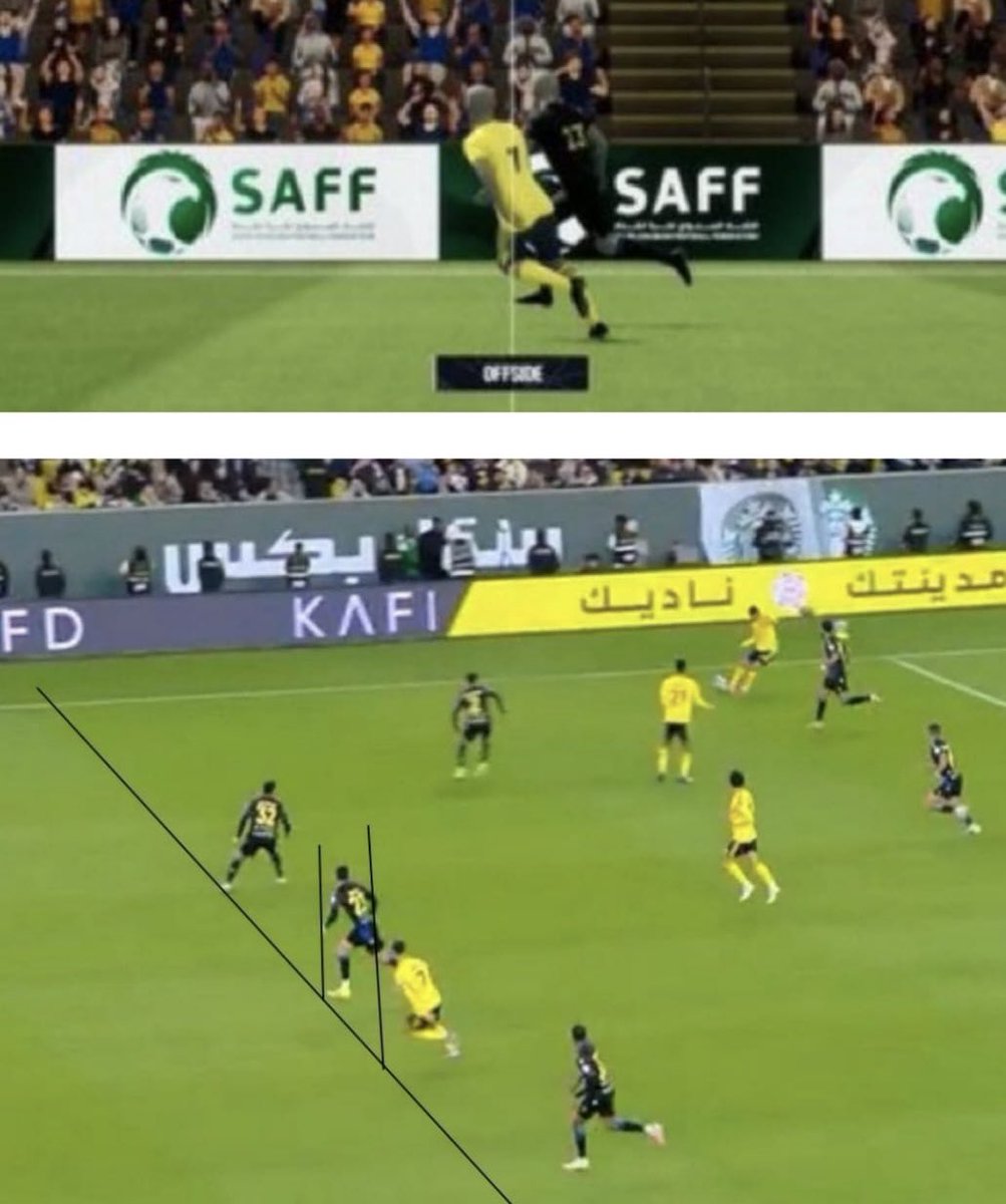 ll2r1's tweet photo. #النصر ..
..
تلاعب بالخطوط كالعاده ضد #النصر .
..
دعونا نستمتع بدوري نزيه وممتع .. 
القائل .. #عبداللطيف_بخاري. https://t.co/FiJayFCrkX