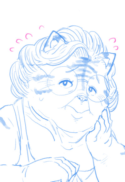 🐯選挙にも行かず虎おばさんを描いていたよ🐯