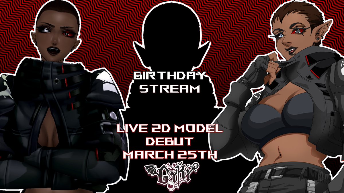 Birthday Model Debut Day - March 25th !
⌬
Ghoulfriends it's time for a new form! I'm excited to show off this model and all the other new things I have in store for you all!
⌬
Also streams will be starting up again this month! I'm feeling much better now and there's so many