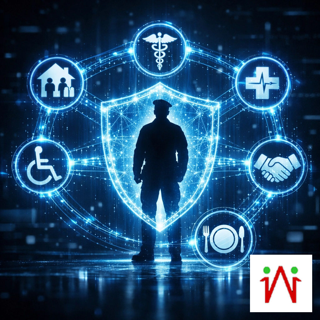 GKarlWalker's tweet photo. We're breaking down data silos so veteran-serving nonprofits can finally talk to each other. Using secure API gateways, we’re ensuring a "no wrong door" service model for our heroes. Helping those who served get the support they need, seamlessly. #Veterans #TechForGood https://t.co/katzyanjjt
