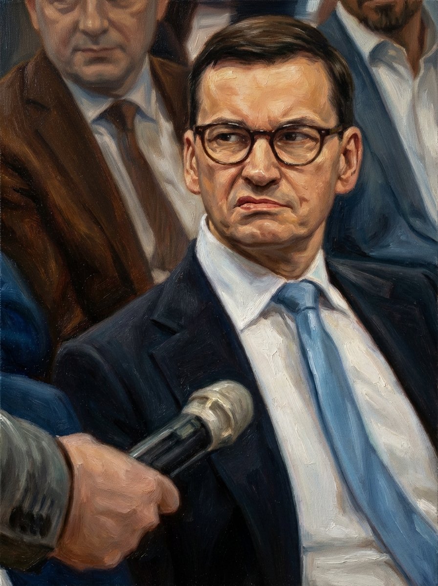 „Spojrzenie władzy. Mati z pogardą patrzy na Rolnika” 

Olej na płótnie, autor nieznany.