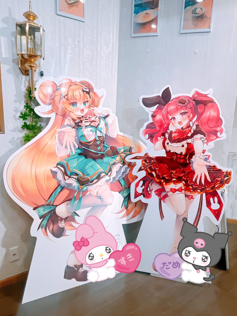 ついに!れななぎコラボカフェ🍫すうぃ〜とぱ〜てぃ🍫が2月9日から始まるよ💕
実は試食とリハしてきたんだけど…どれもめちゃ美味しかったし可愛かったよ〜!🥹💖 等身大POPもおっきい!!!
ぜひぜひ!遊びに来てね✨
詳細🍫 https://t.co/PA8NImvELt 