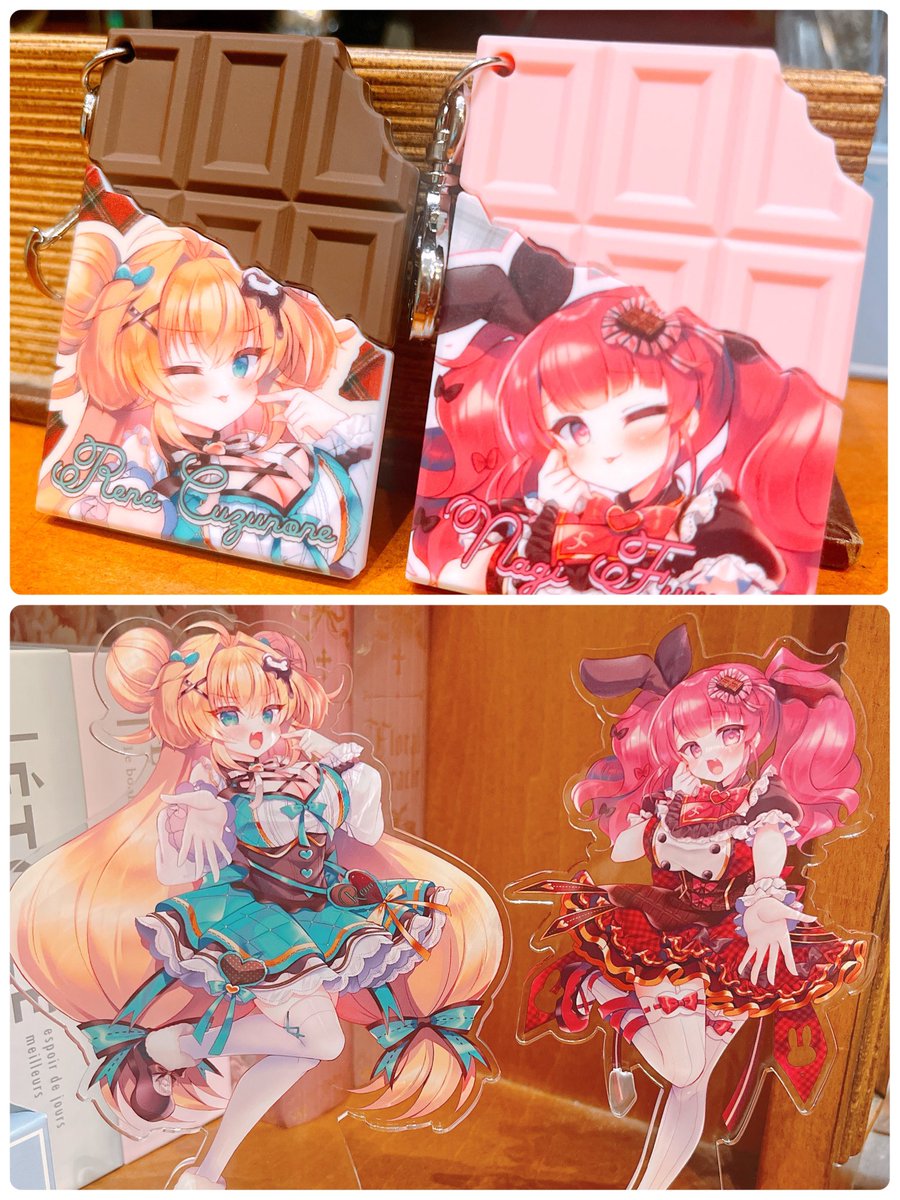 ついに!れななぎコラボカフェ🍫すうぃ〜とぱ〜てぃ🍫が2月9日から始まるよ💕
実は試食とリハしてきたんだけど…どれもめちゃ美味しかったし可愛かったよ〜!🥹💖 等身大POPもおっきい!!!
ぜひぜひ!遊びに来てね✨
詳細🍫 https://t.co/PA8NImvELt 