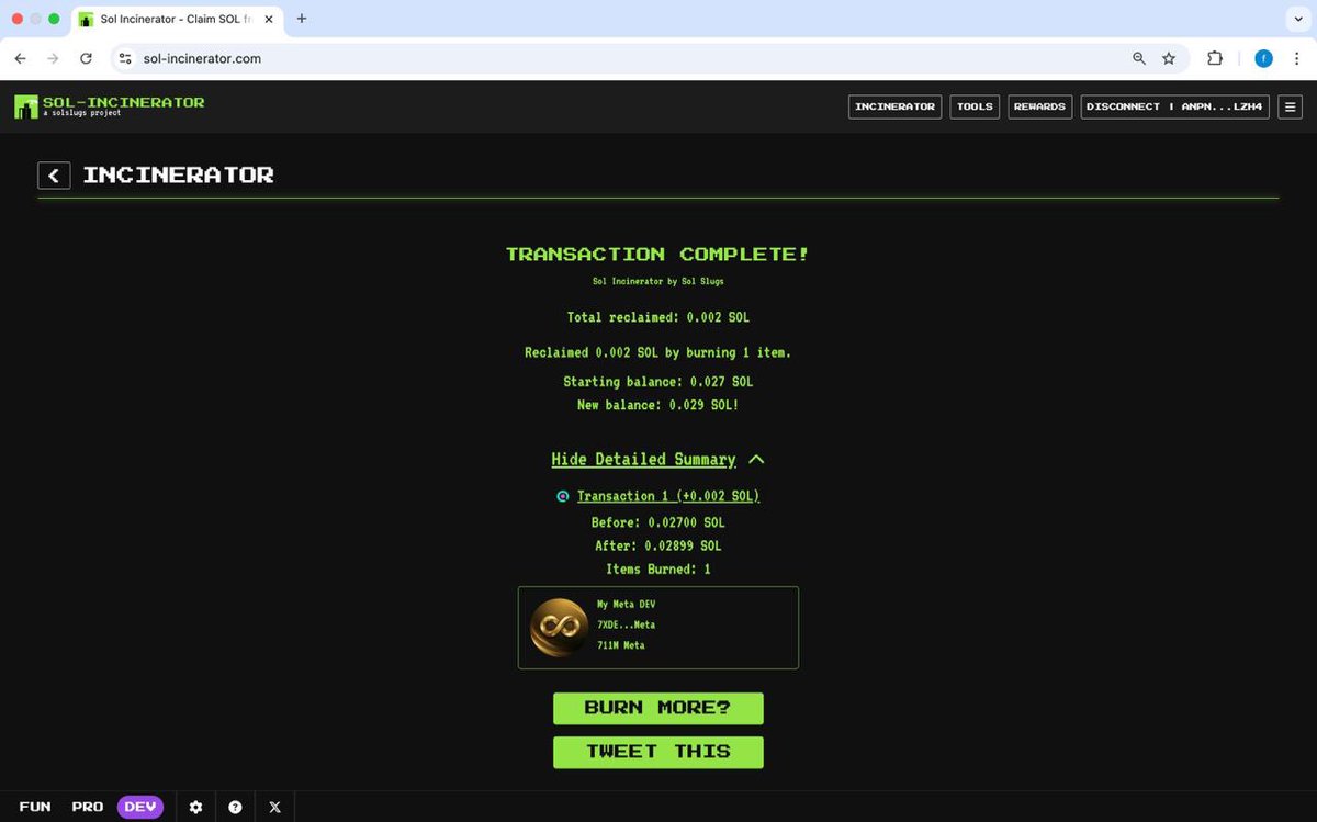 My $Meta tweet media