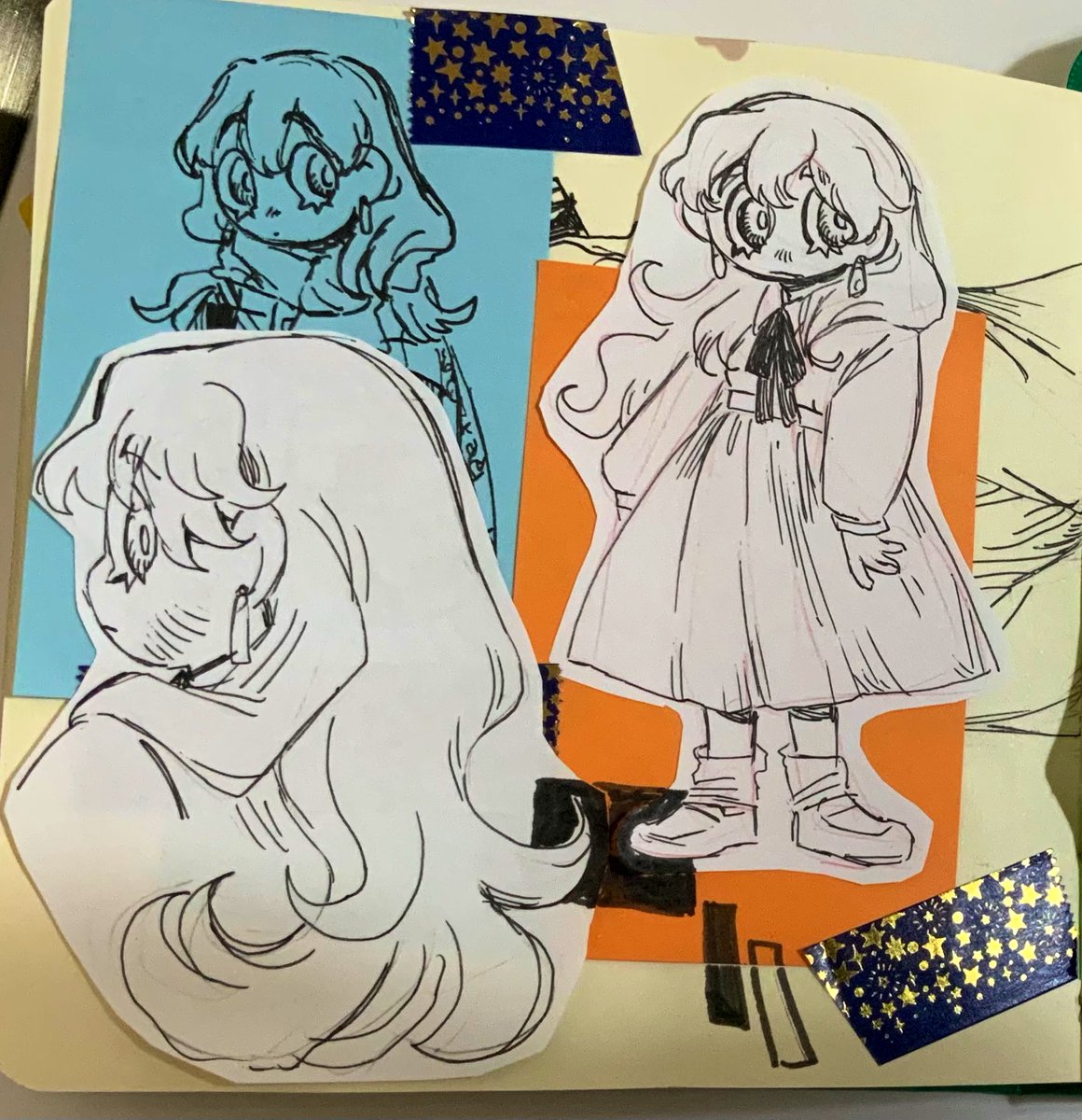 Went ham on some copy paper and ballpoint 