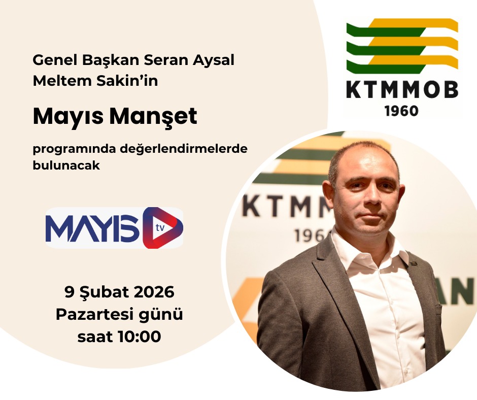 Genel Başkan Seran Aysal, yarın (9 Şubat Pazartesi günü) saat 10.00’da Radyo Mayıs/Mayıs Web Tv'de Meltem Sakin'in hazırlayıp sunduğu programa konuk olarak değerlendirmelerde bulunacak.