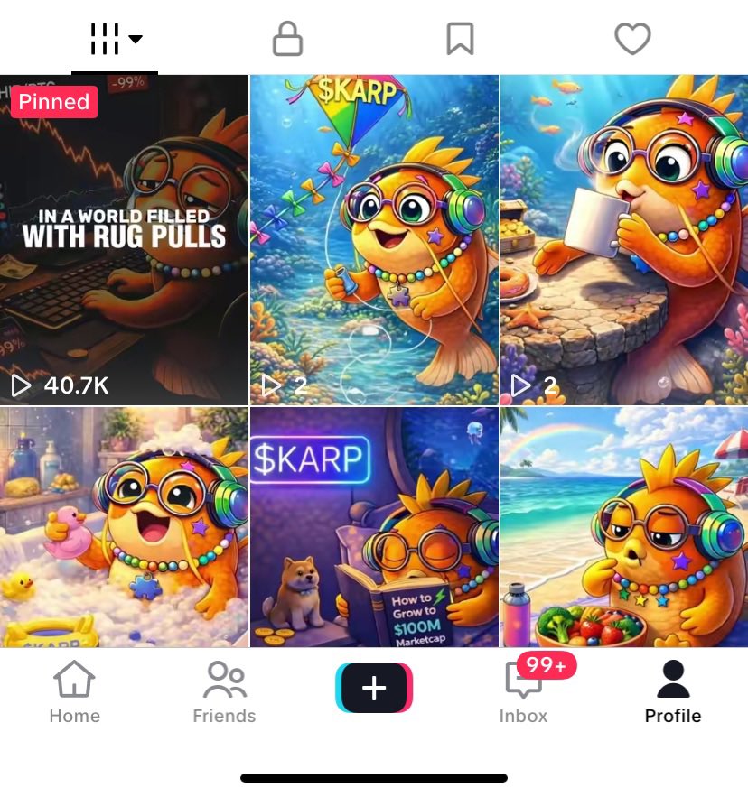AutisticKarp's tweet image. ‼️‼️40,000 VIEWS IN 4 DAYS!!‼️‼️

Our $KARP launch promo on TikTok has officially lifted off!

Hello to all my new friends! I can’t wait to meet you all! ❤️

Seeing things like this makes me so excited for the future of our amazing memecoin community!

Love you, friends! 🫶…