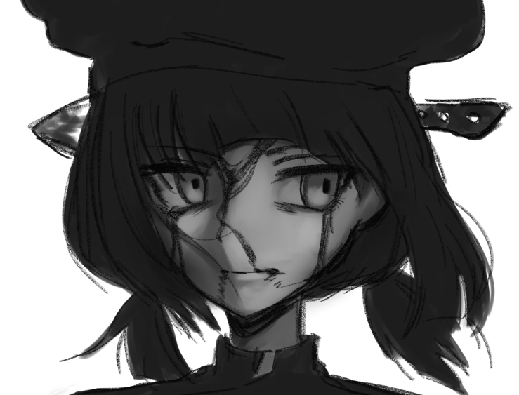 shading like this on an anime artstyle is so weird but I like it