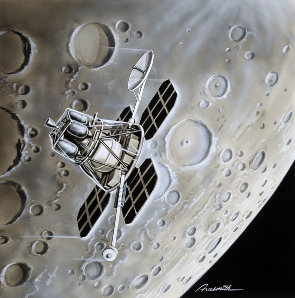 aisoffice's tweet photo. Boeing delivers the first of eight Lunar Orbiter spacecraft (inc 5 flight vehicles) to the Kennedy Space Center OTD 1966. This 38.5 kg (85 lb) engineering test vehicle was destined for ground tests prior to the launch of the first flight vehicle (Lunar Orbiter A) later that year. https://t.co/Z5biXiWA0G
