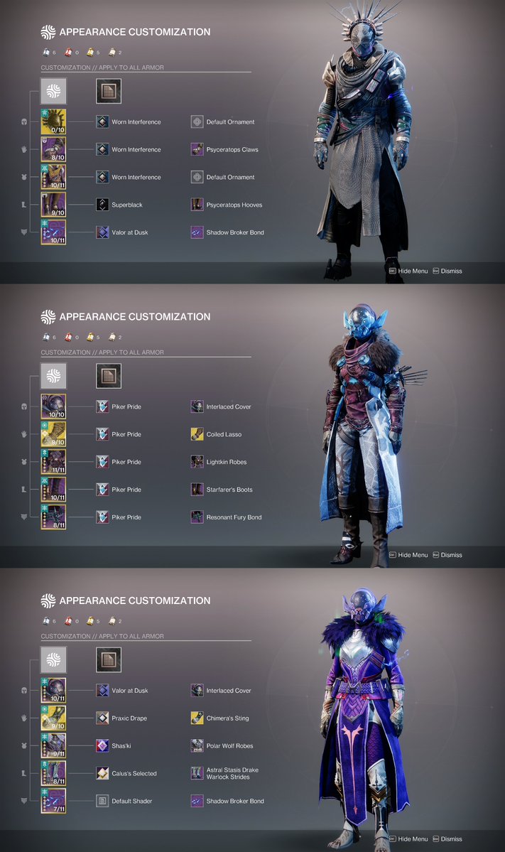 The Pikers got some new toys. ready to turn the others into scrap! 

#TharsisThreads 

Huge thanks to <a href="/YeOldeApple/">Yapple</a> for helping with the pictures! (no emblem credit) 

Yoshi#2130
BrofessorOak#9055
Big Rig Rick#5577

#Destiny2 #Destiny2Fashion <a href="/Destiny2Team/">Destiny 2 Team</a> <a href="/DestinyTheGame/">Destiny 2</a> <a href="/A_dmg04/">dmg04</a>