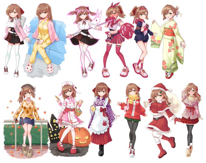 @ktm_wall 『入絵ピックアップ』を追う人は大変だろうな……という衣装まとめ最新画像 