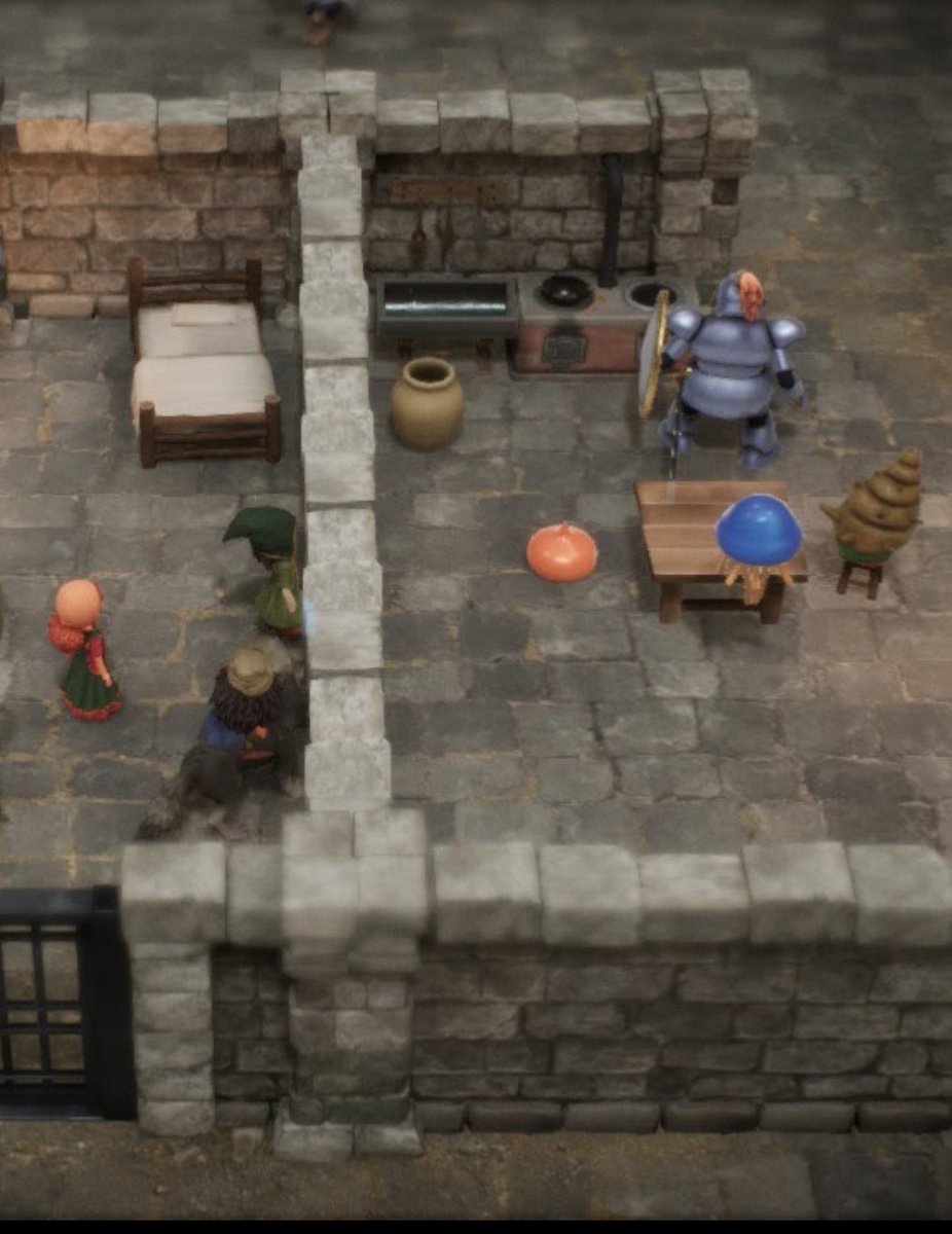 給湯室でたむろしてて可愛いね
そのツボのアイテム取りたいから斬るね
（ドラクエ7R楽しすぎる）