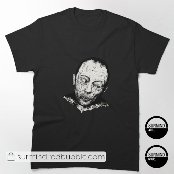 surmindshop's tweet photo. Thom Yorke T-shirt, Dive into the haunting melody with this striking, unique Classic T-shirt.
It's the perfect way to show your love for the enigmatic voice of Radiohead.
SHOP NOW: https://t.co/UEL0fRbzNE
#ThomYorkeTshirt #Radiohead #TheSmile #AlternativeRock #Redbubble https://t.co/ElKZKMKHC6