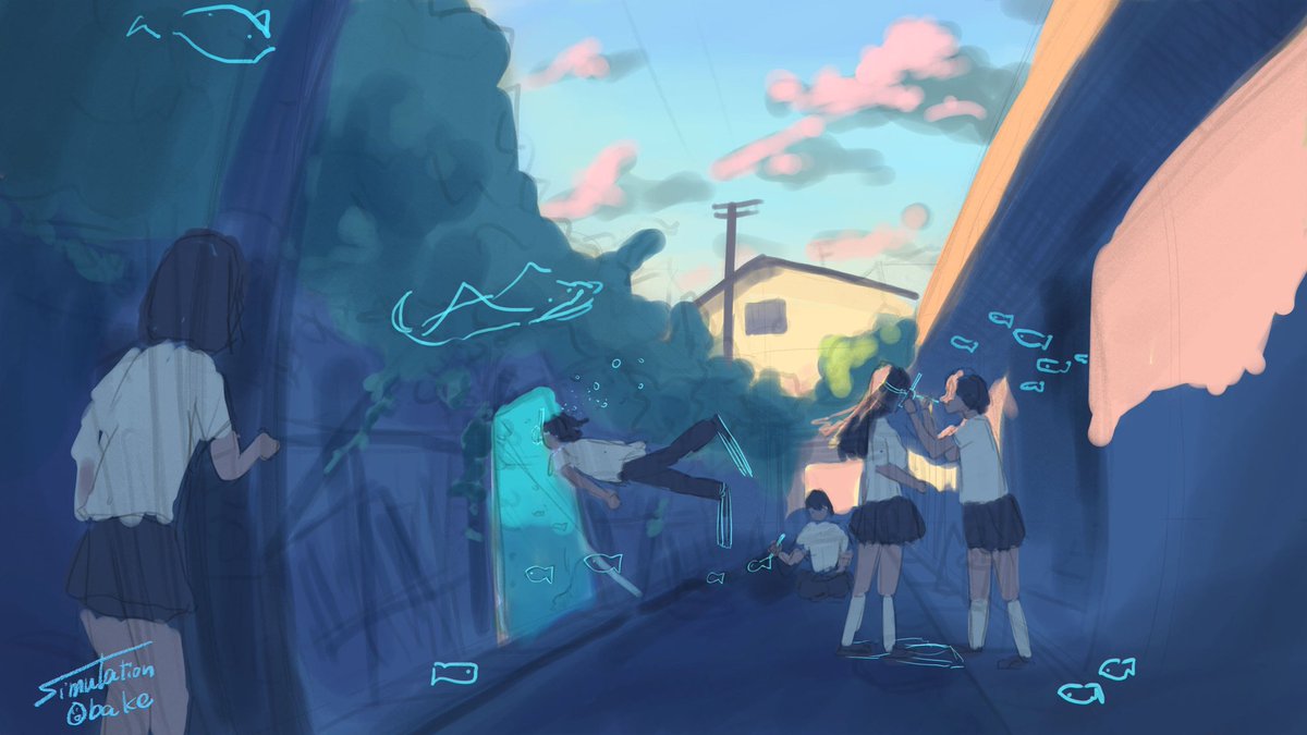 SimulationObake's tweet photo. メイキング
（Clip Studio Paint） https://t.co/KQx6Co2Dbk