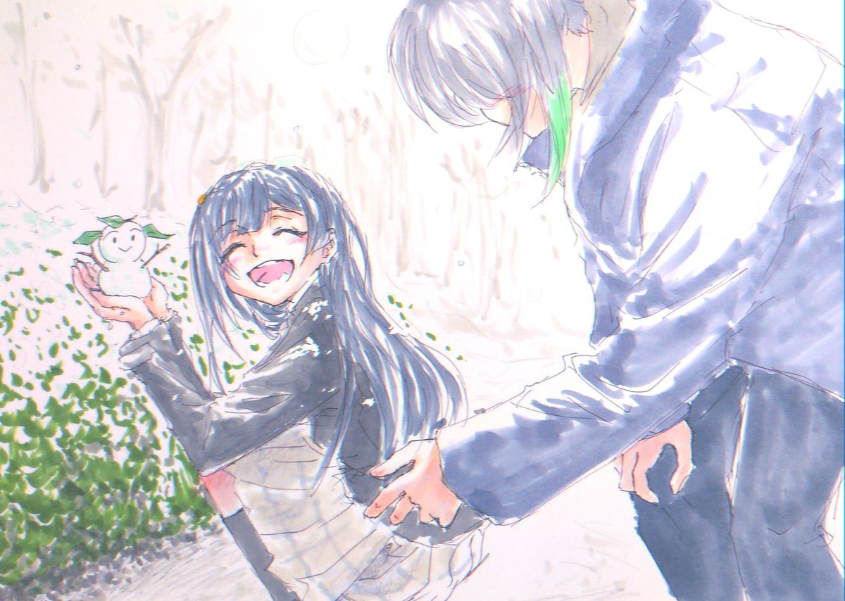 「雪が降った日。」|しげお爺(97)のイラスト
