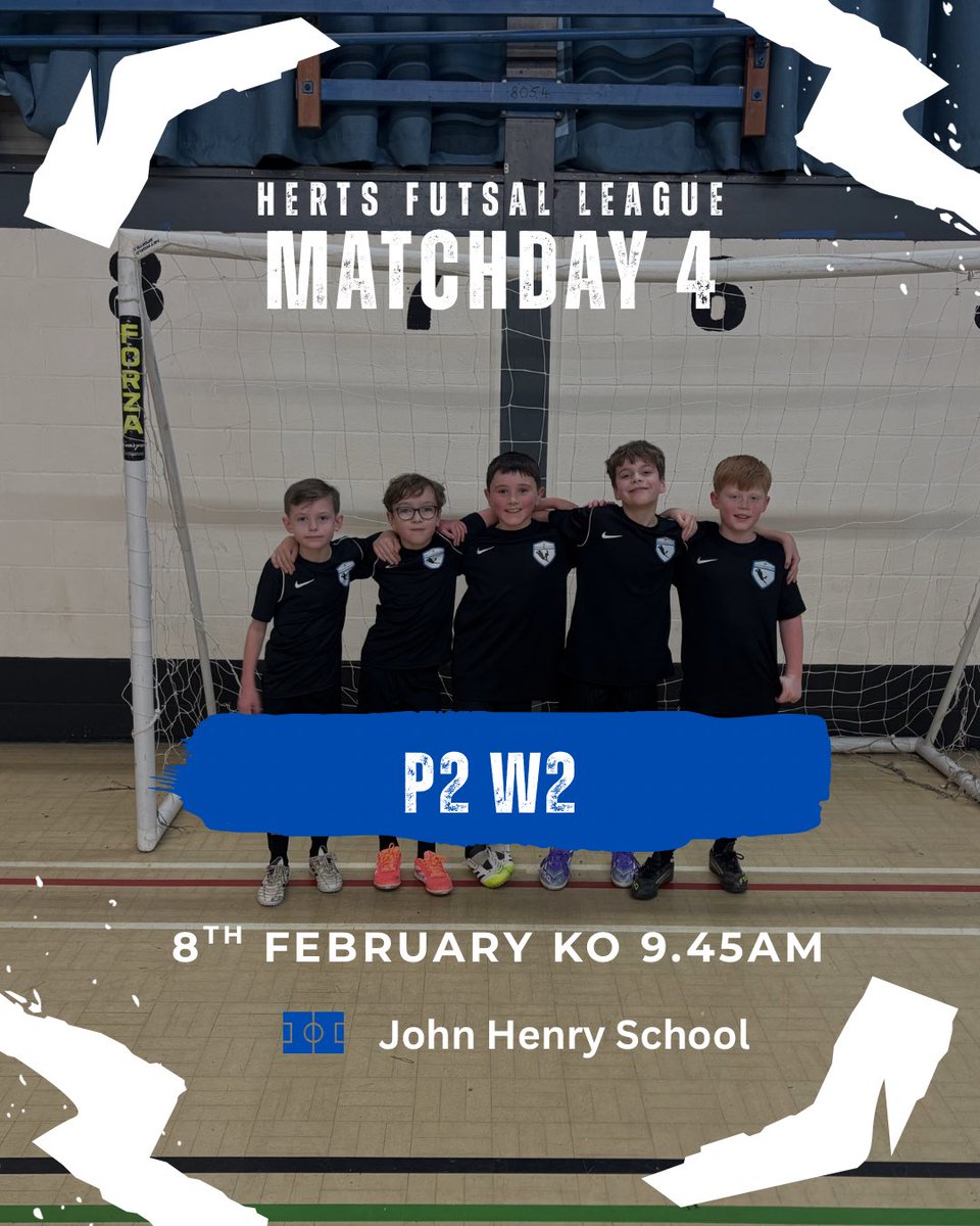 Super morning of futsal in the U9s @ Herts Futsal League ⚽️
Great performances across the board. So good to see these youngsters wanting to play the Futsal way.  
Our boys were flying, unbeaten &amp; 12 goals scored 💪
On to MD5!