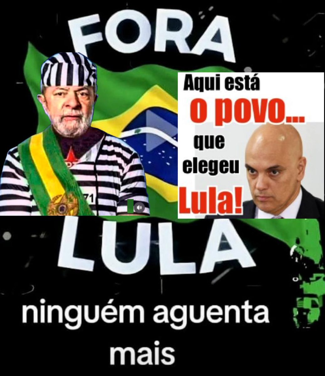 FORA LULA FORA XANDÃO PSICOPATA.
